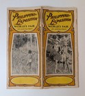 Rare 1904 World s Fair St Louis Philippine Exposition Fold-out Pamphlet Original