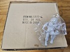 Bulk Case Lot Of 24 Vintage Faux Plaster Cherub Angel Craft Christmas Ornaments