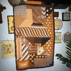 Vintage Woven Fiber Art Tapestry 1974 Signed Mcm Textile Wall Hanging 31    X 20   