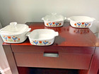 Corning Ware Festival Friendship Blue Birds Casseroles