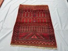 Antique Afghan Baluchi Prayer Rug 3x4 Hand Knotted Persian Style Oriental Carpet