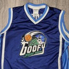 Disney Goofy Hoop Hounds Jersey Youth Xl Blue Basketball Tank Shirt