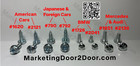 200 License Plate Screws For American Cars   14x 3 4    1620   Hex phillips flat