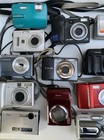 Lot Of 21 Cameras Digital Film Canon Nikon Sony Olympus Casio Kodak For Parts