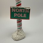 Dollhouse Miniature 1 12 Scale North Pole Sign Christmas Holiday Decor
