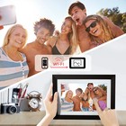 Digital Picture Frame 10 1 Inch 1280 800 Ips Touch Screen Wifi With 16gb Black