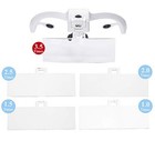  Headhand Magnifier Glasses With 2 Led Professional Jeweler s Loupe Light  1x 