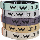 Wwjd Bracelets Set  5 Piece  Webbing What Would Jesus Do Bracelets Christian Han