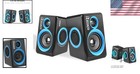 Sp2040 Bluetooth Surround Sound Speakers With Deep Bass - Usb Powered Multimedia