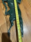 Antique Molded Copper Horse And Sulky Weathervane Large E g  Washburne   Co 