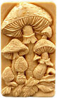 Mushroom  Silicone Mold  For Soap Making Resin Plaster Clay Gypsum Chocolate