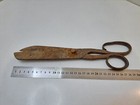 Vintage Old Large Hand Crafted Sewing Scissors Metal Iron Sewing Hobby Crafting