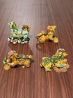 Vintage Chinese Feng Shui Resin Figurines  Horse  Tiger  Monkey   Guardian Beast