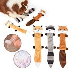 Dog puppy Plush Pet Chew Toy With Sound Squeaker Squeaky Toy No Stuffing Mess Jq