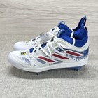Adidas Adizero Afterburner Kansas Jayhawks Baseball Metal Cleats Mens 10