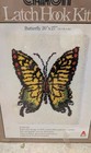Vintage 1977 Caron Butterfly Latch Hook Kit 20  X 27  New In Box