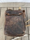 Wwii Imperial Japanese Army Leather Map Case Shoulder Bag Original Us Bring Back