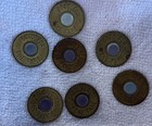 Vintage Mta Tokens  New York City Transit Authority Lot Of 7