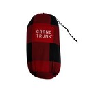 Grand Trunk Double Deluxe Hammock   Straps Parachute Nylon Buffalo Check Red Blk