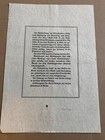 German Governmnt Treasury Loan 1000 Reichsmark  Central Bank Bond 1940 Cancelled