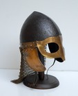 18 Gage Steel Medieval Viking Antique Helmet Armour Roman Knight Chainmail