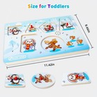 Wooden Arctic Sound Puzzle Toddlers Sensory Board Interactive Voice Animal