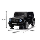 Licensed Mercedes-benz G500 24v 1100w Kids Ride On Car Safety Belt Remote Music