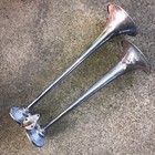 Vintage Grover Products Los Angeles Dual Chrome Air Horn 24      22    Truck Rat Rod