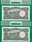 New Zealand 10 Pounds Nd 1967  Consecutives  P161d  Pcgs Gem New  66  Ppq 