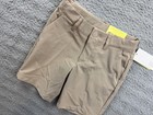 All In Motion Golf Shorts Boys 6 Khaki Adjustable Waist Upf Protection Stretch