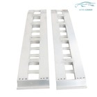Pair 72     15  6500 Lbs Aluminum Hook Ramps Car Truck Trailer Hauler Tractor New