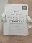 Pottery Barn Kids Ruffle European Linen Baby Crib Skirt Blush 16  Drop  j3028