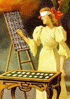  kellar  - 1894 Vintage Style Victorian Magic Show Magicians Poster - 36x18