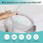 Baby Bed Rail Guard For Toddlers - Toddler Bed Side Rails For Twin  Full  47 