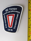 Cc Transpo Ottawa Transit Law Enforcement Police Vintage Patch Shoulder  Ontario
