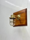 Ship Salvaged Nautical Vintage Brass Wall Light 90   Outdoor Fixture
