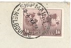 1934 Australia Airmail Cover Ship Mail Melbourne To England Cachet