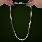 Vintage Taxco Sterling Silver Bead Necklace 20 5    5 85mm 51 9g