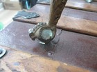 Antique Vintage Wooden Piano Stool Adjustable Seat Rare Claw Glass Ball Feet