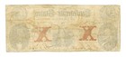 1861 T-26  10 The Confederate States Of America Note - Civil War Era