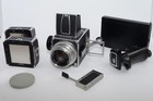 Hasselblad 500c Camera  Zeiss Planar-c 80mm F2 8 Lens   2  12 Backs   1  16 Back