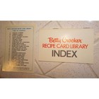 Vintage Yellow Betty Crocker Recipe Card Library 1971 File Box Cookbook Cards