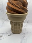 Oversized 10    Soft Serve Ice Cream Cone Display Prop - Chocolate