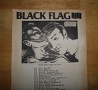 1982 Original Black Flag Summer 82 Tour Concert Poster Flyer Punk Vintage 80s