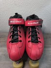    riedell Dart Ombr   Roller Skates Red Black Size 6 Quad Speed Gumball Toe Stops