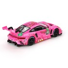Mini Gt 1 64 Porsche 911 Gt3 R  80 2023 Imsa Die Cast Model Car -pink-