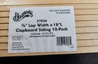 Dollhouse Clapboard Siding Panels 3 8  Lap Wood Paneling X10 Sheets 18  Long