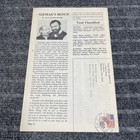 Vintage The New Oracle Society American Ventriloquists Newsletter Winchell 1978