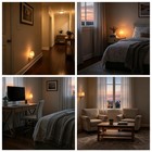 Himalayan Salt Lamp Night Light Plug-in  Pink Crystal Rock  1-pack