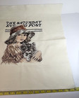 Finished Counted Cross Stitch Norman Rockwell Saturday Evening Post Large